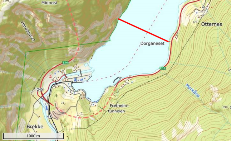 Utvida munningssone utanfor Flåmselvi