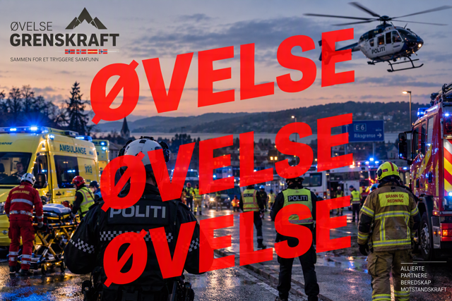 Illustrasjonsbilde til øvelse, nødetater og bilde av nødetater