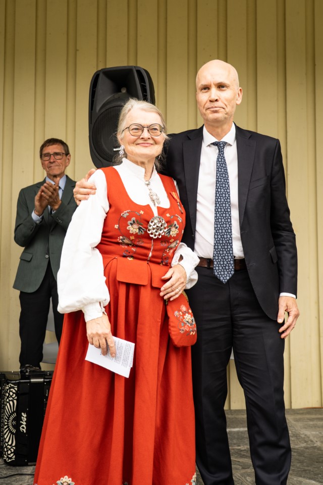 Foto: Even Sletten Hansen. Helle Hundevadt og Sigurd Tremoen