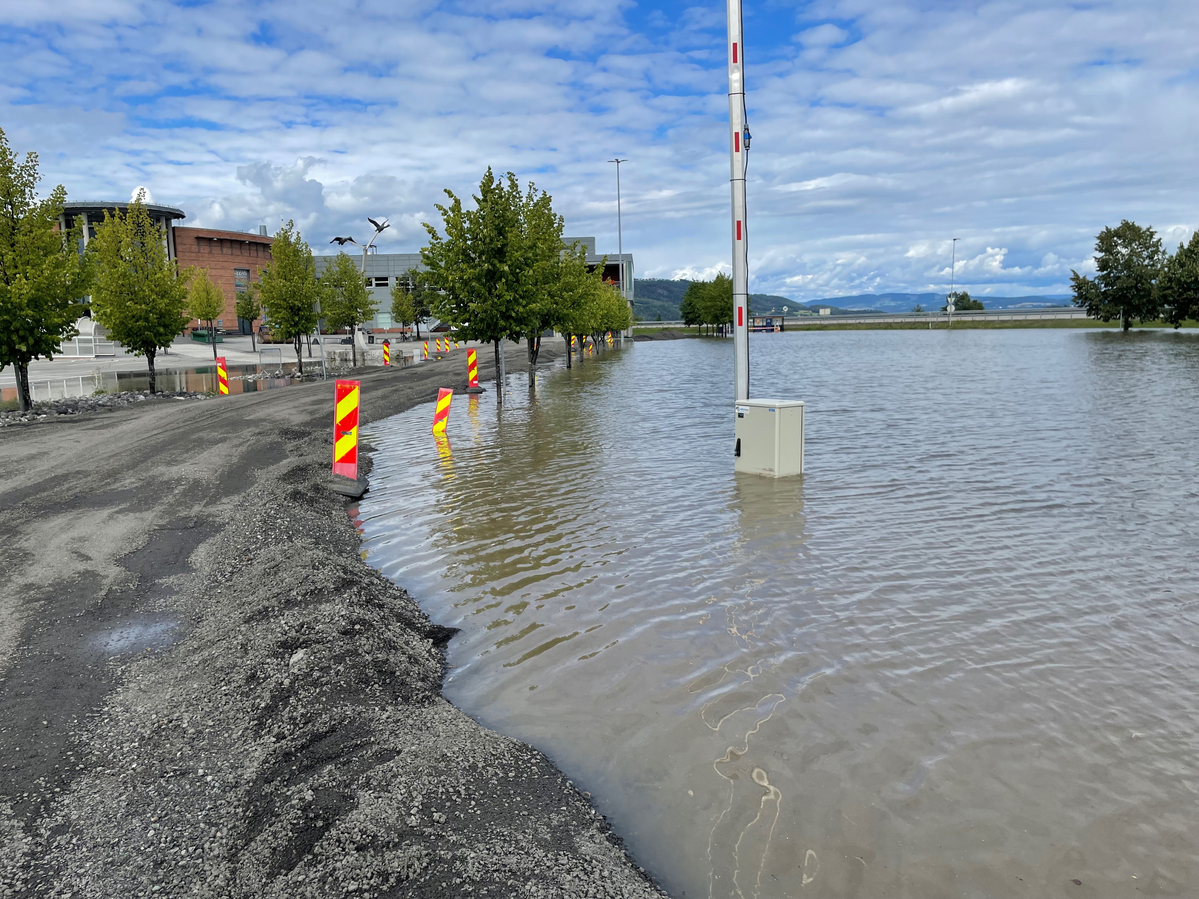 Gjøvik har fått kjenne på "Hans".