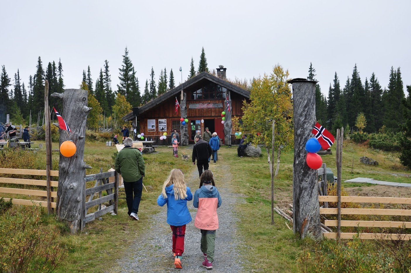 Det var pyntet til fest ved Kittilbu utmarksmuseum.
