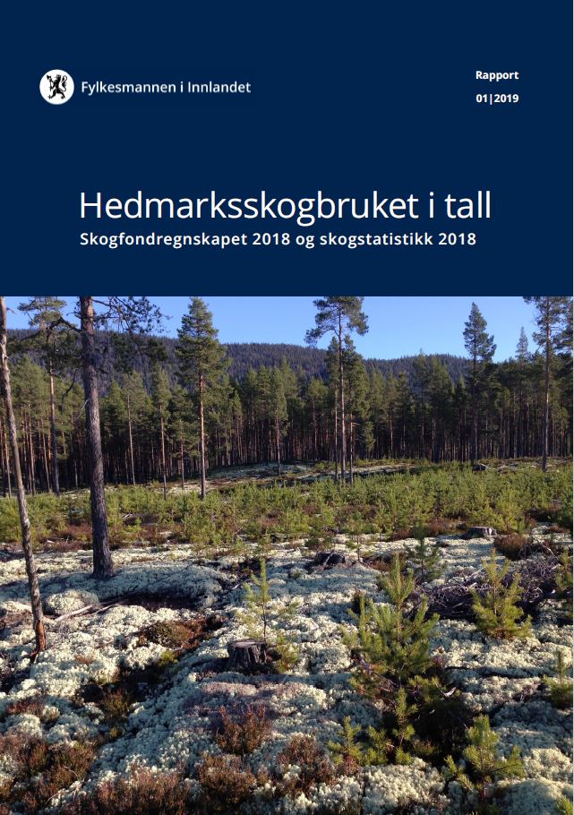 Hedmarksskogbruket i tall 2018, rapportfremside