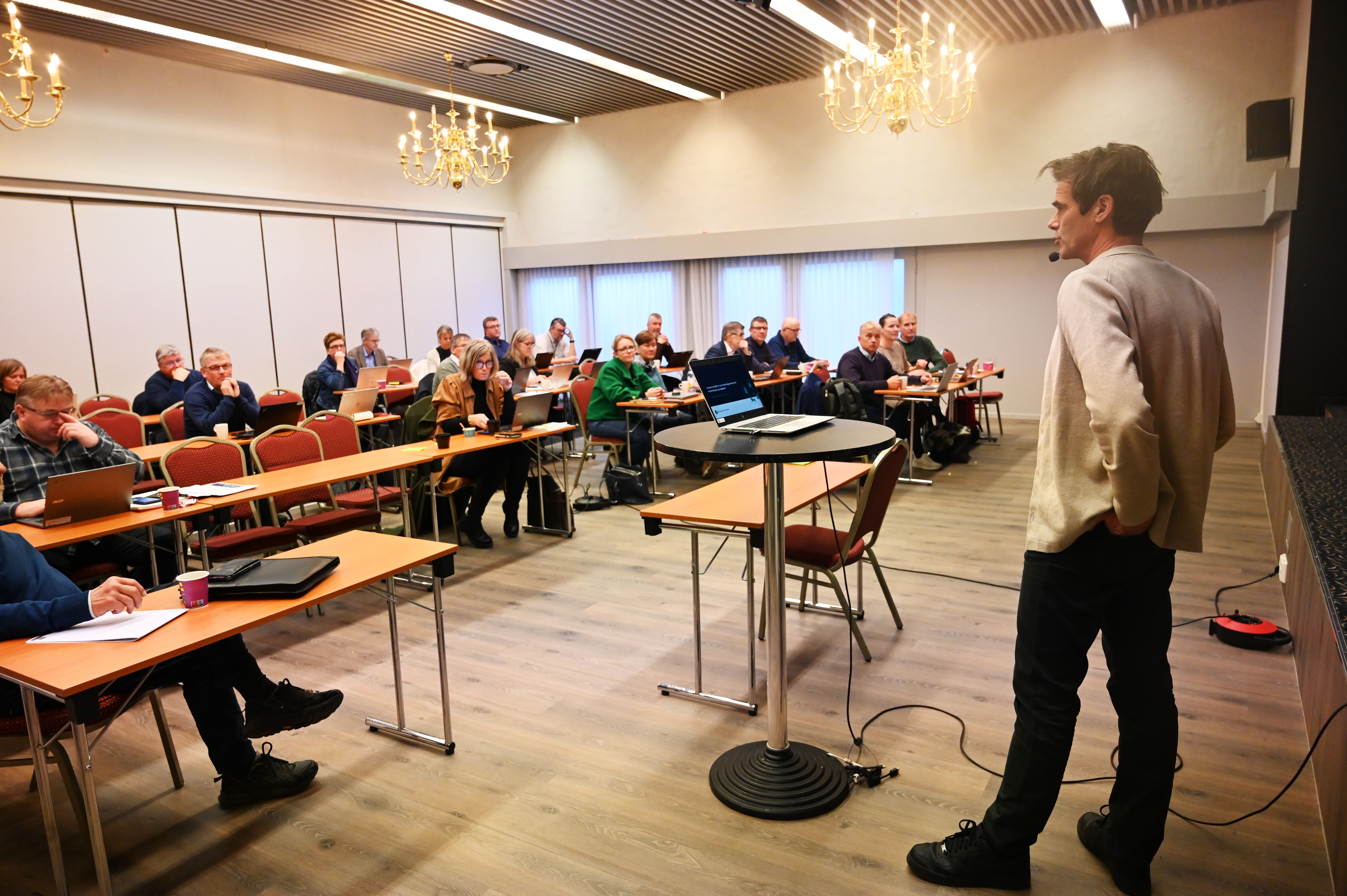 Gjøvik-region i møte med Statsforvalteren i Innlandet. Klima og det grønne skiftet var et av temaene som ble diskutert.