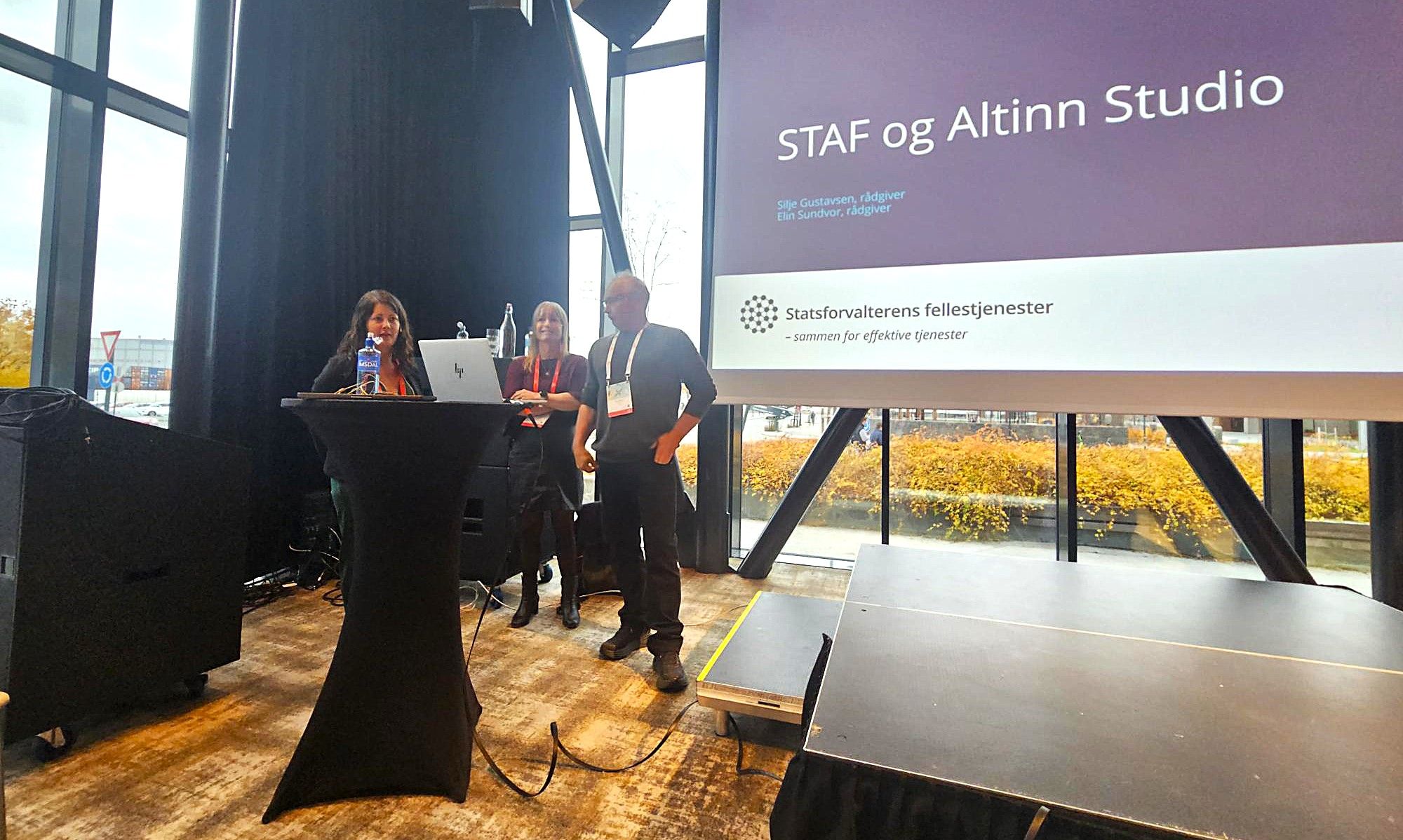 STAF holder innlegg på NOKIOS-konferansen.